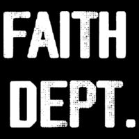 Faith Dept. Hoodie- Black/White Design